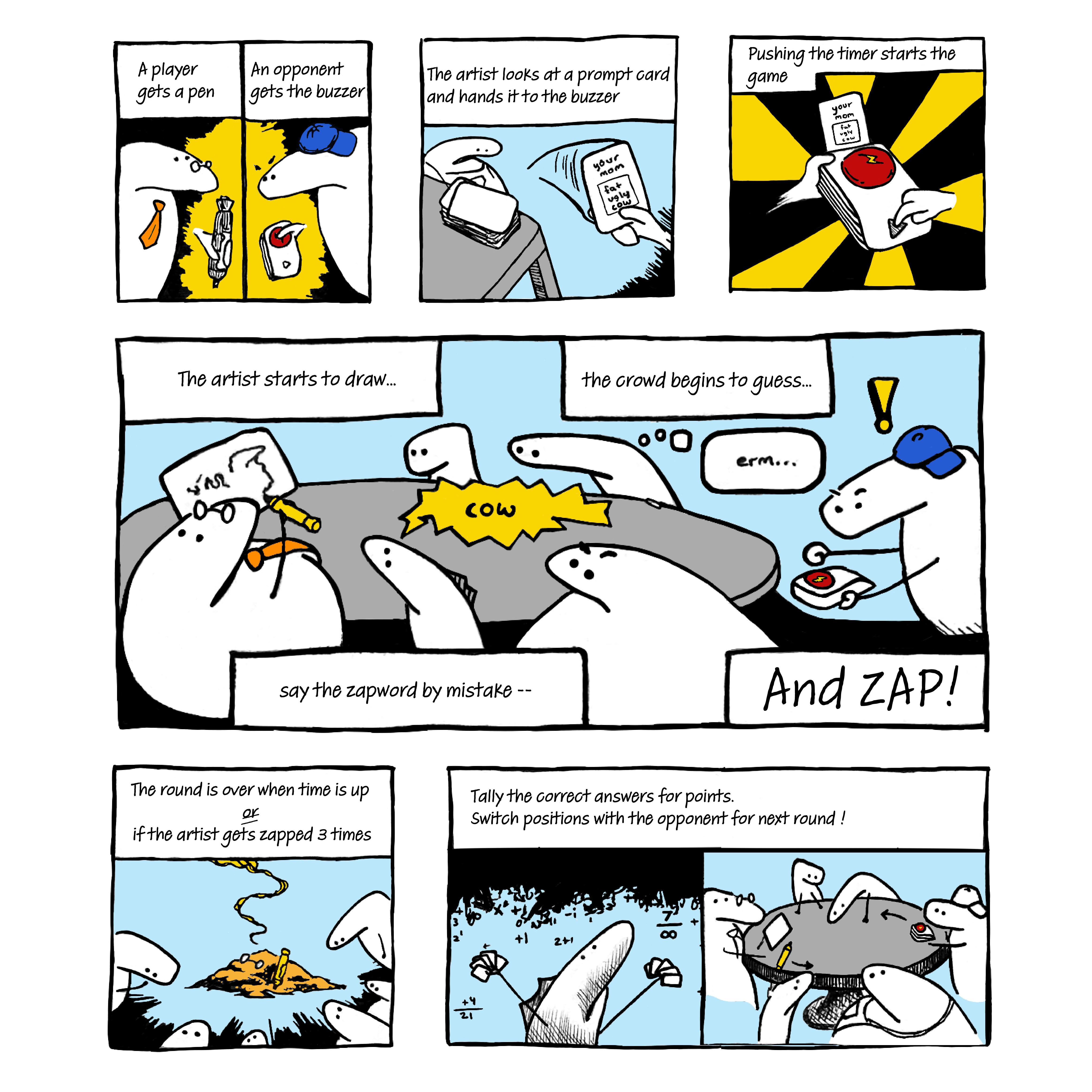 Zap-a-Doodle medium comic strip